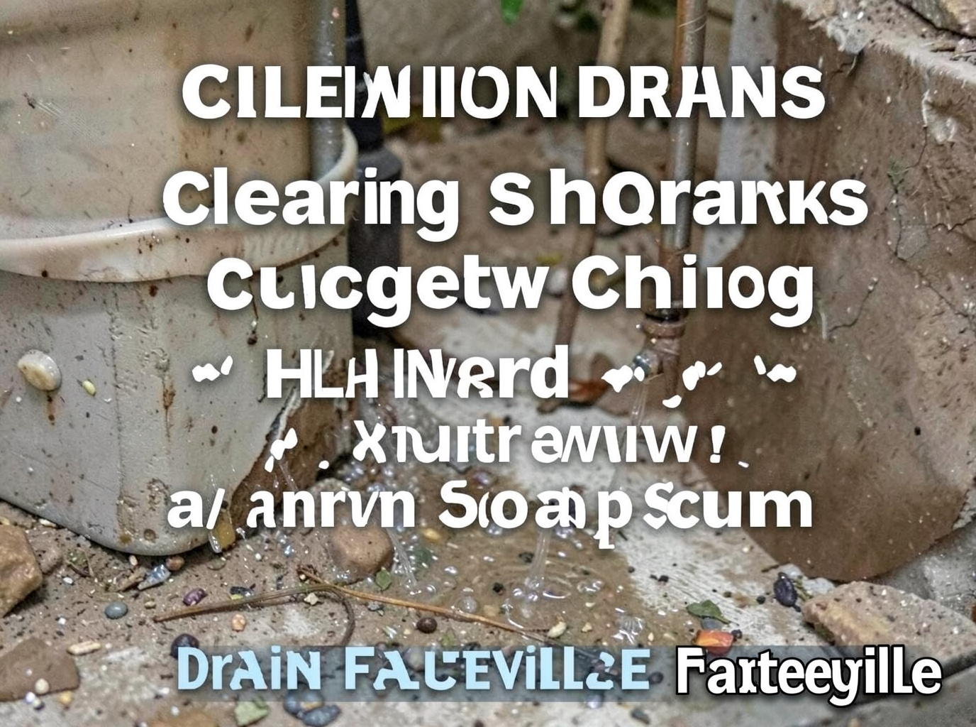 Clearing Shower Drains Clogged by Hard Water and Soap Scum