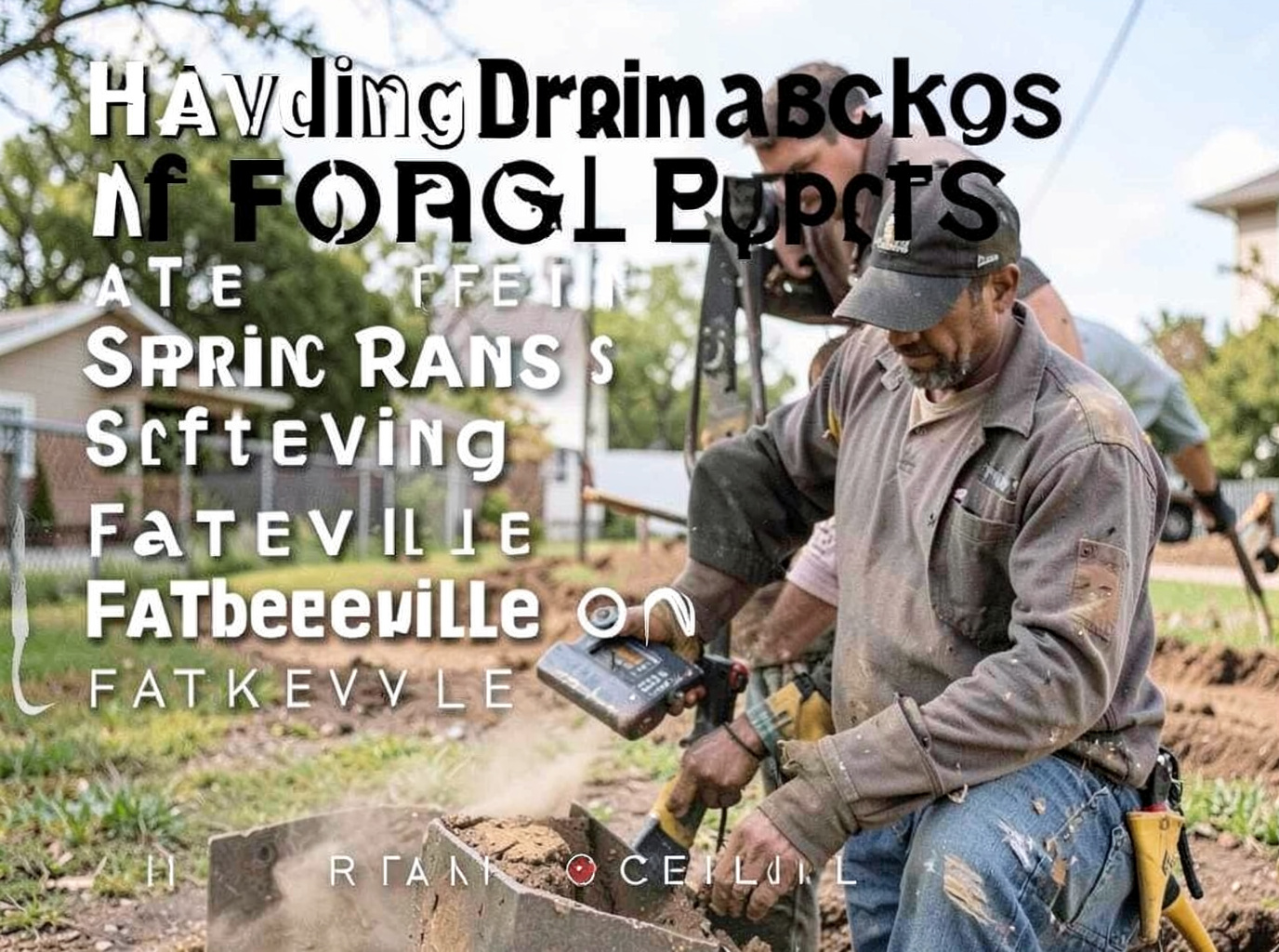 Handling Drain Backups After Spring Rains in Fayetteville